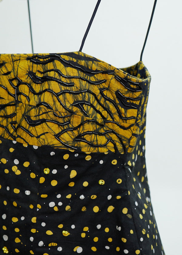 MOS HAND BEADED DRESS image 2