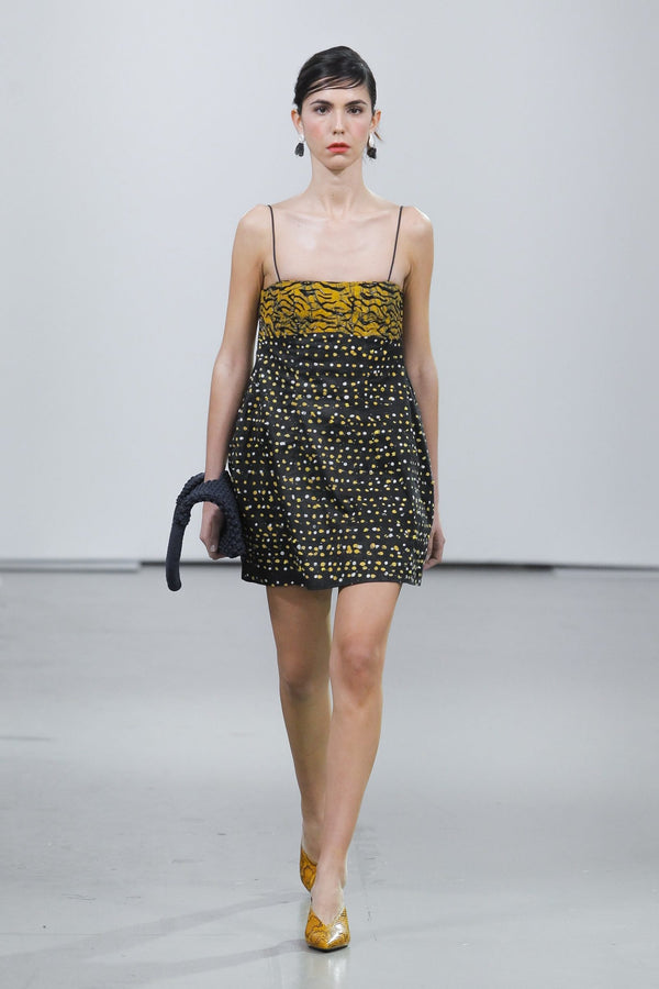 MOS HAND BEADED DRESS image 0