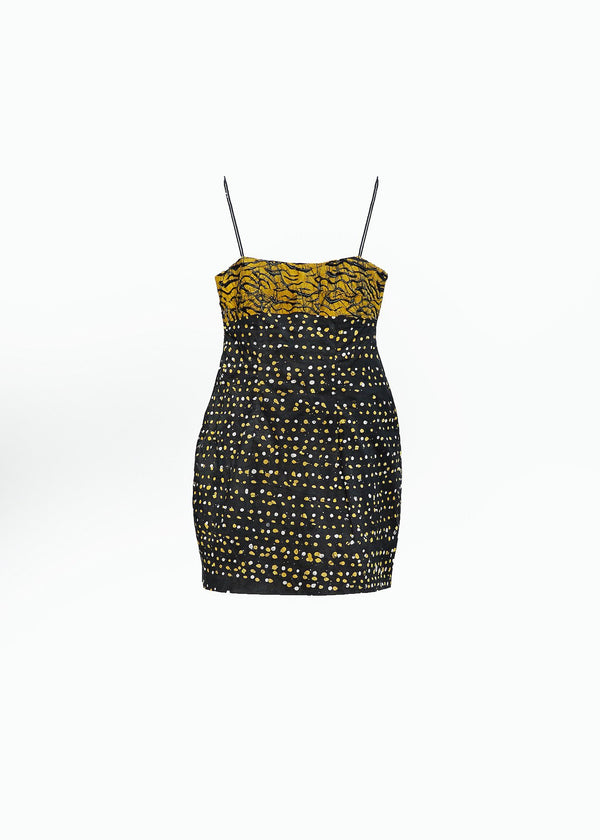 MOS HAND BEADED DRESS image 1