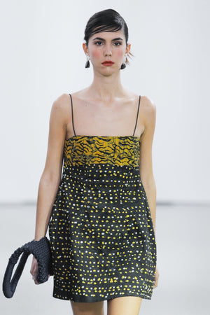 MOS HAND BEADED DRESS image 4